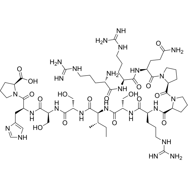 Muscle homing peptide M12 2896181-32-9